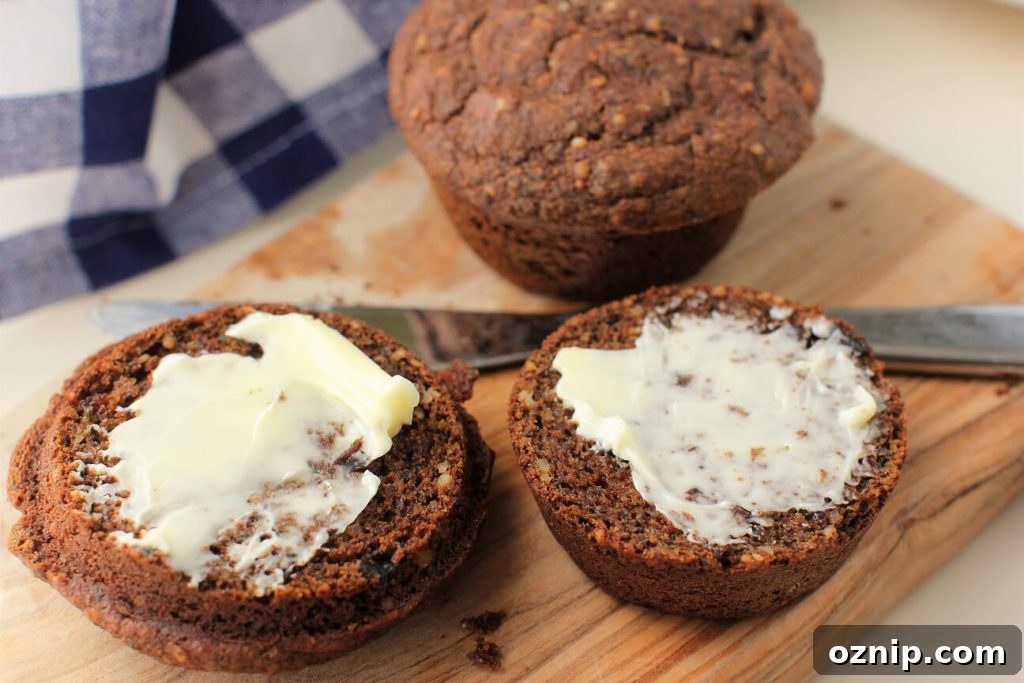 Gluten Free Bran Muffins and Butter