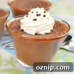 Creamy baked chocolate caramel dessert