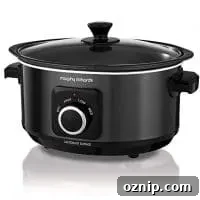Morphy Richards Slow Cooker Sear and Stew 460012 3.5L Black Slowcooker