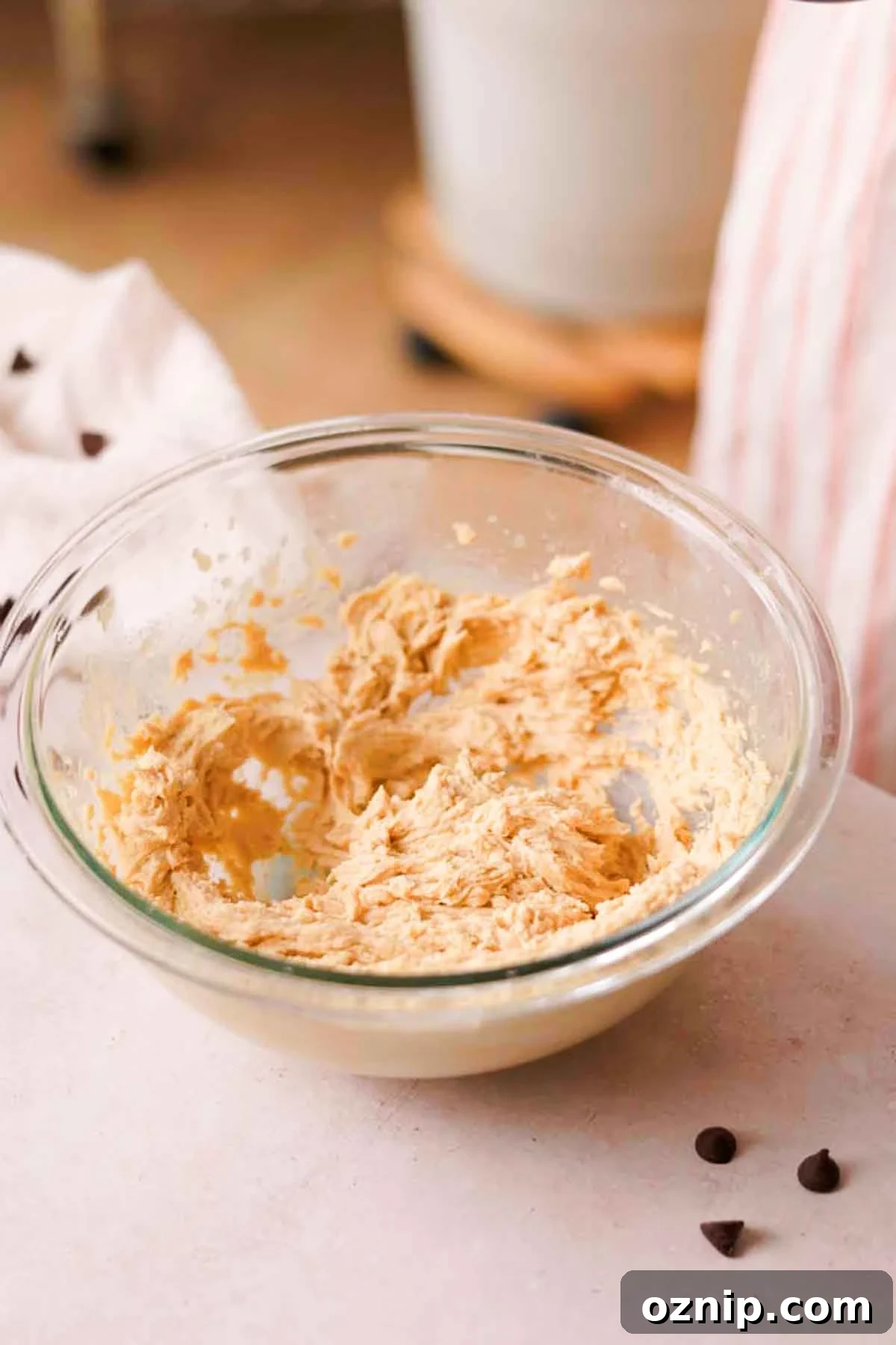whipped oatmeal cookie dough wet ingredients