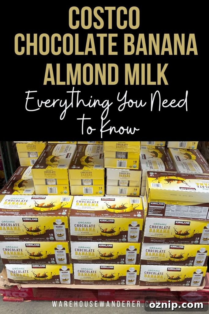 Kirkland Chocolate Banana Almond Milk: Costco Member Review 4 img 1516 3