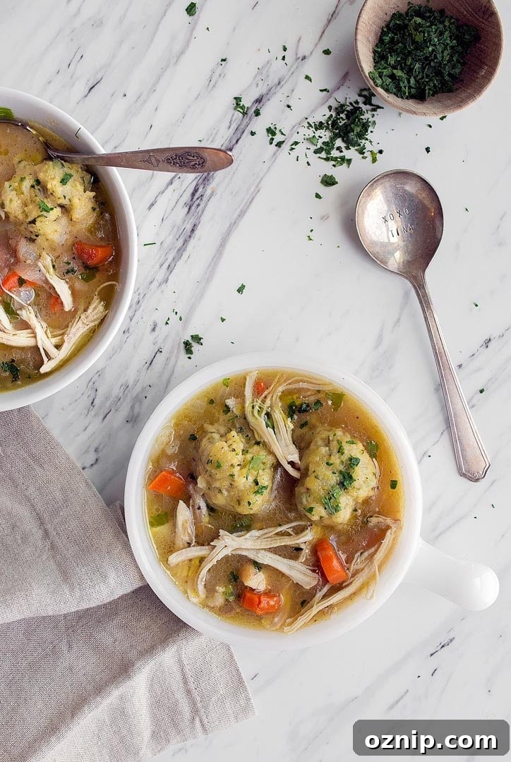 Instant Pot Chicken and Dumplings for Two in the Instant Pot Mini.