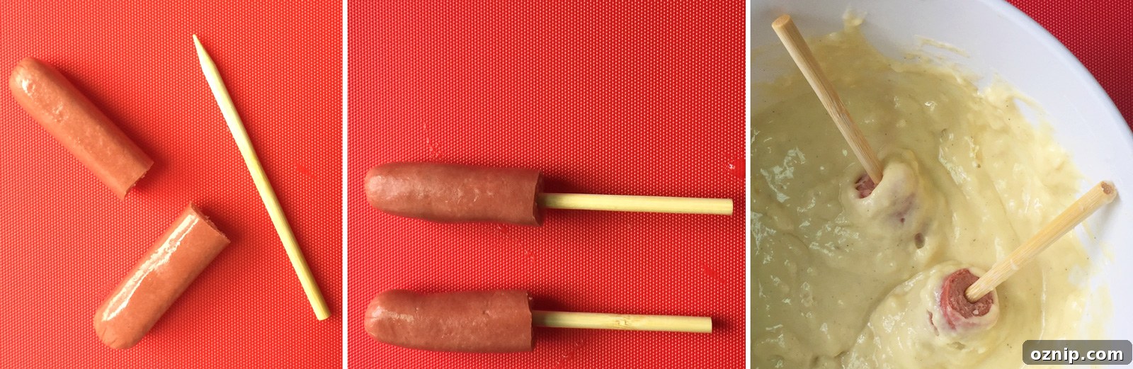 Classic Hot Dog on a Stick Recipe - Childhood Favorite 3 img 1679 2