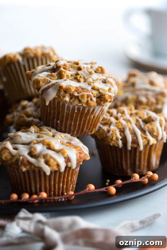 A platter of Apple Cider Muffins