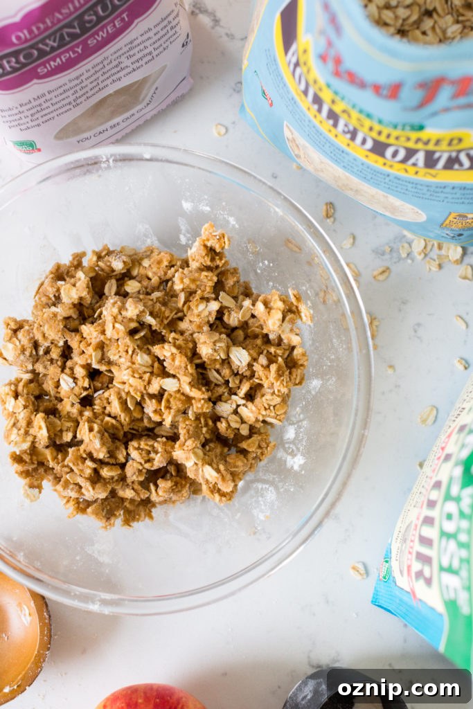 Oat Streusel Muffins topping