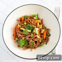 Spicy Cold Noodle Salad with Peanut Sauce 3 cold noodle salad