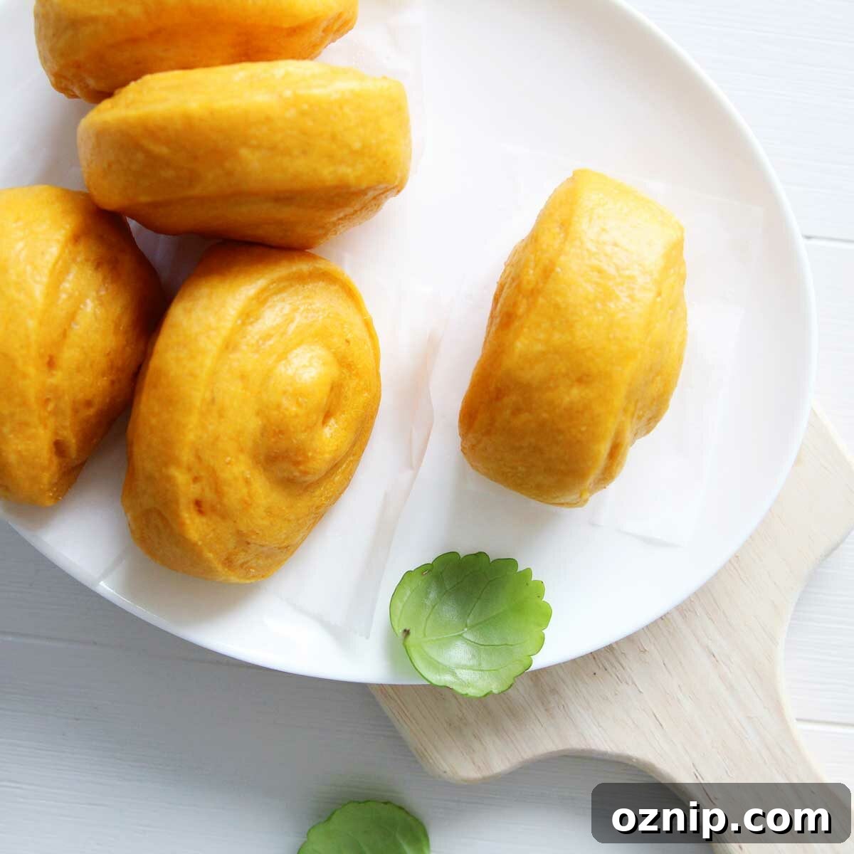 Vegan Sweet Potato Mantou Steamed Buns Recipe 2 sweet potato plain steamed buns mantou