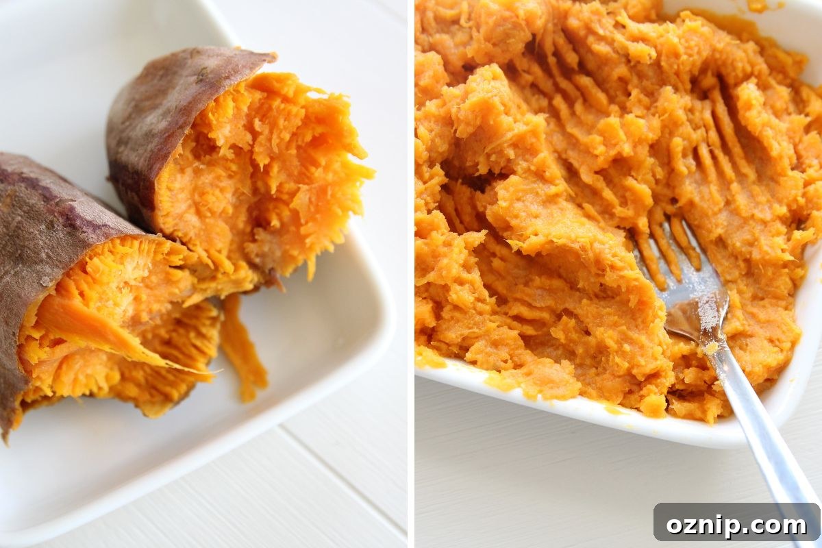 ingredient pic - mashed sweet potato collage