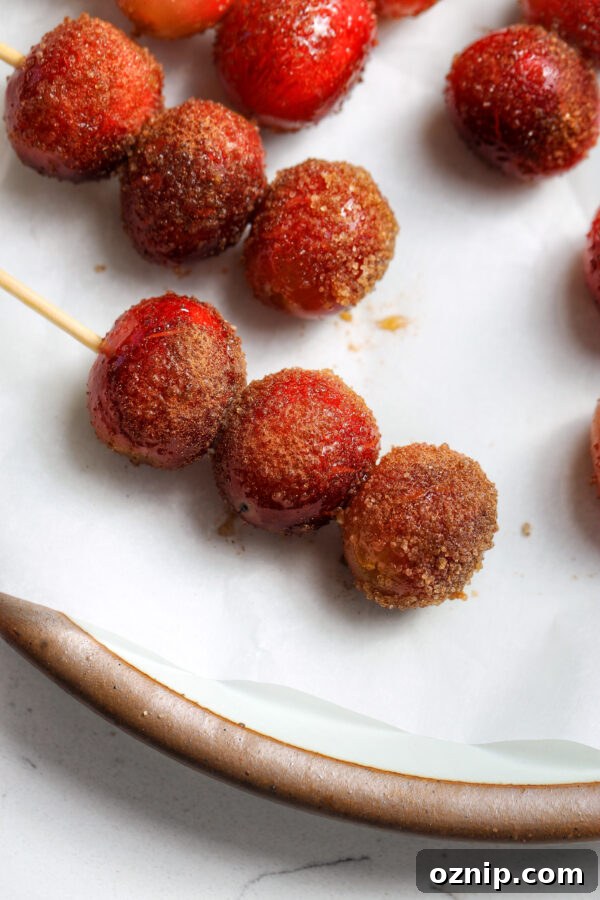 Bourbon & Cinnamon Grapes