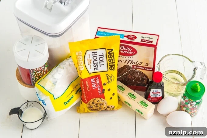 Chocolate Sandwich Cookies Ingredients