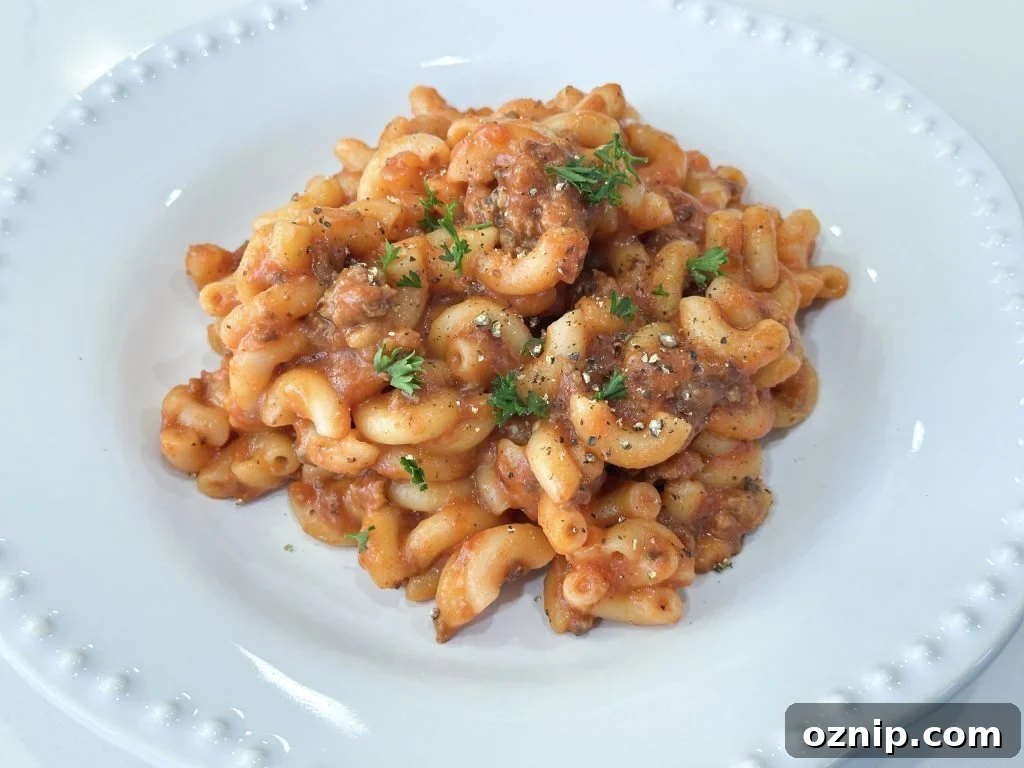 sloppy joe mac and cheese recipe