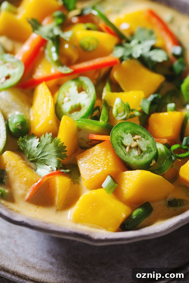 Mango Coconut Curry Soup - Bakers Royale