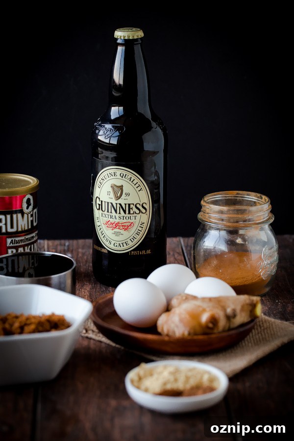 Guinness Stout Cake with Baileys Cream Cheese Frosting 4 Guinness Stout Cake Ingredients