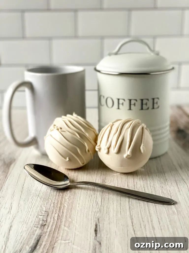 31 Handmade Christmas Gifts Under $10 14 white chocolate mocha coffee bombs