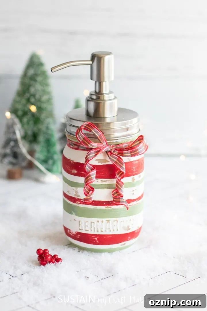 31 Handmade Christmas Gifts Under $10 15 Christmas soap dispenser