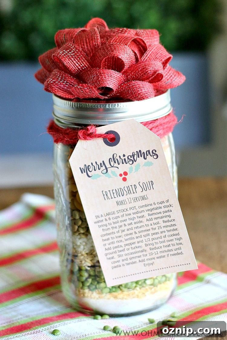 31 Handmade Christmas Gifts Under $10 31 soup in a jar