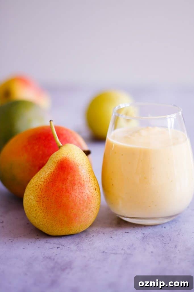 Pear Mango Smoothie Recipe 3 img 2195 2