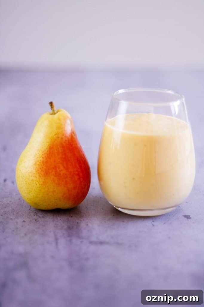 Pear Mango Smoothie Recipe 5 img 2195 4