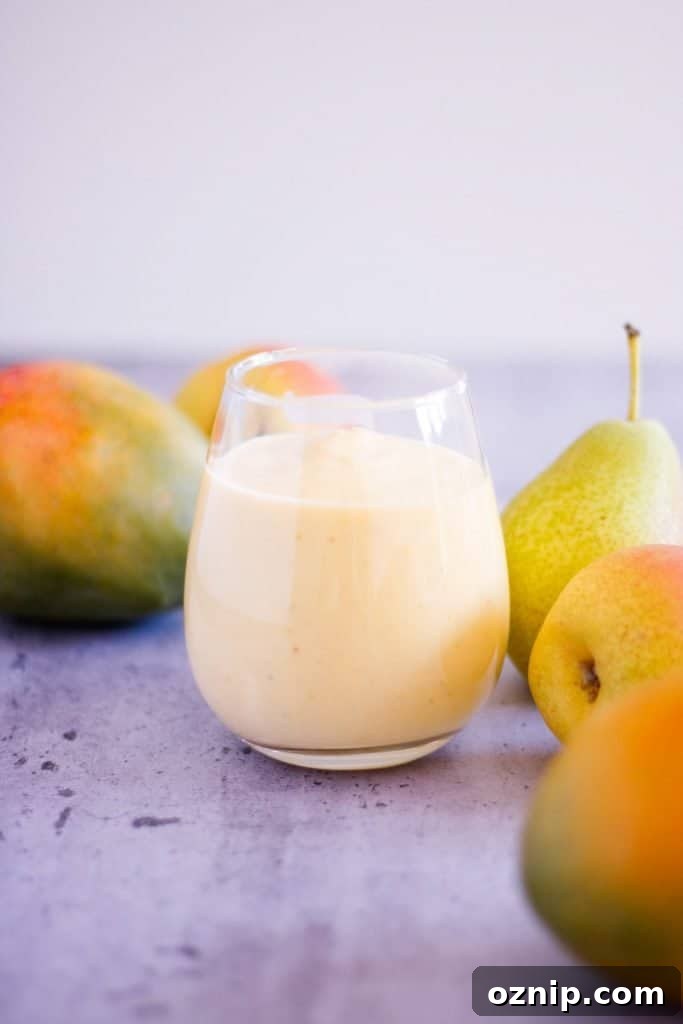 Pear Mango Smoothie Recipe 7 img 2195 6