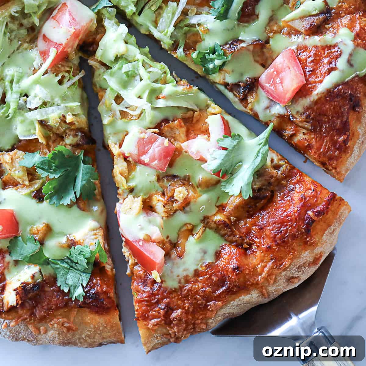 Chicken Taco Pizza Recipe