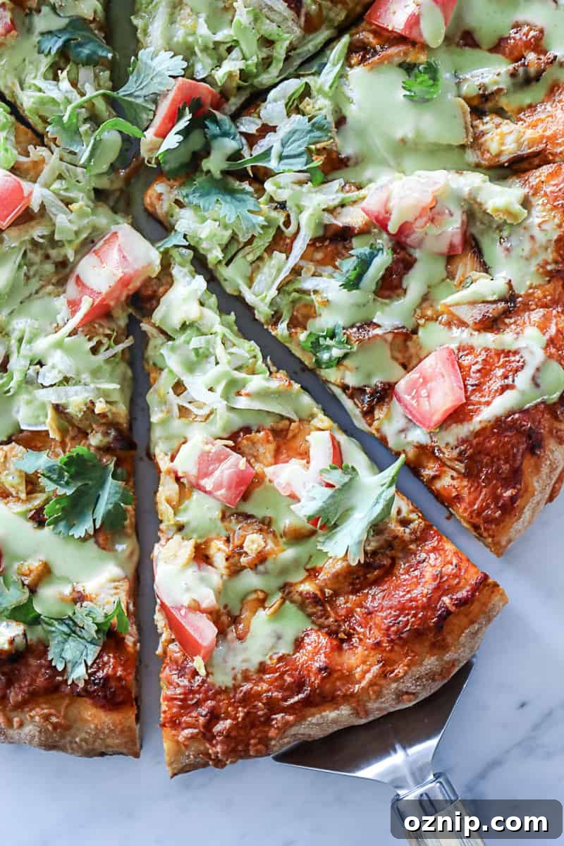 Chicken Taco Pizza Night Dish