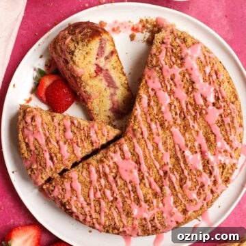 maple strawberry coffee cake