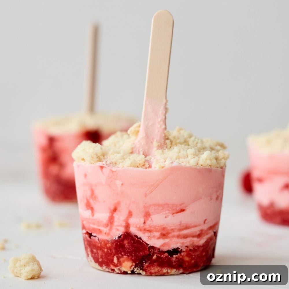 raspberry popsicles