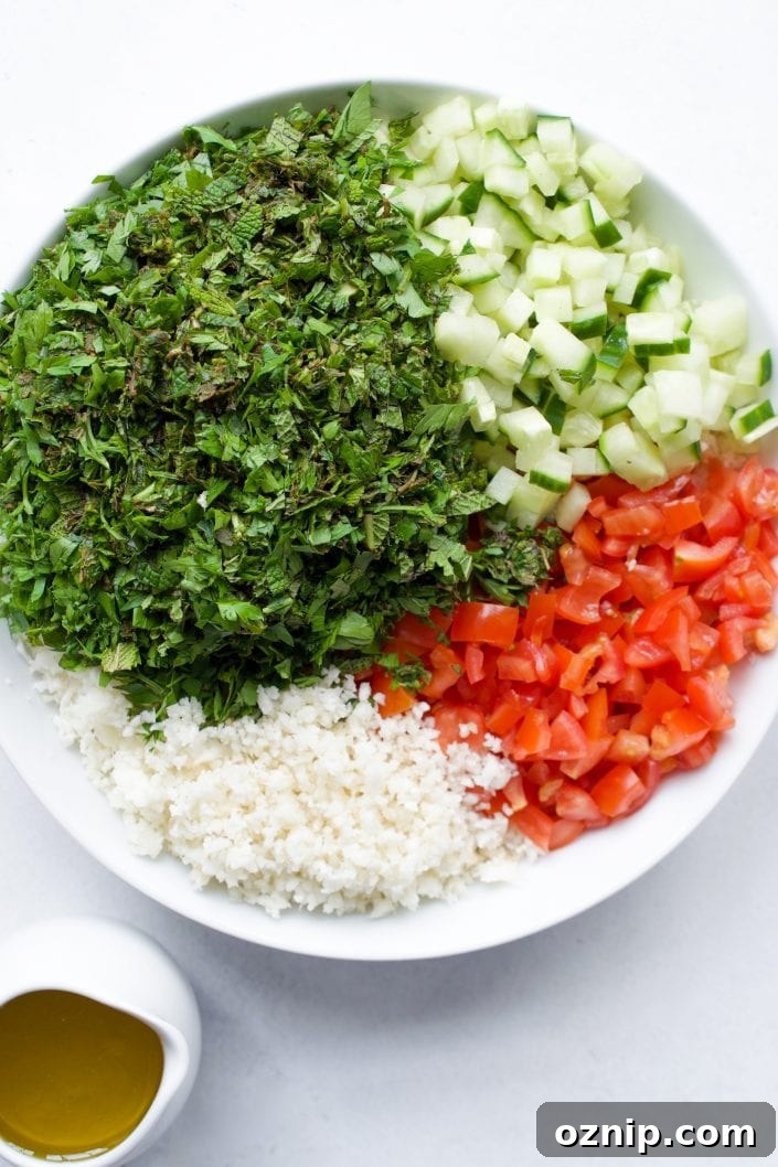 Cauliflower Tabbouleh Salad 