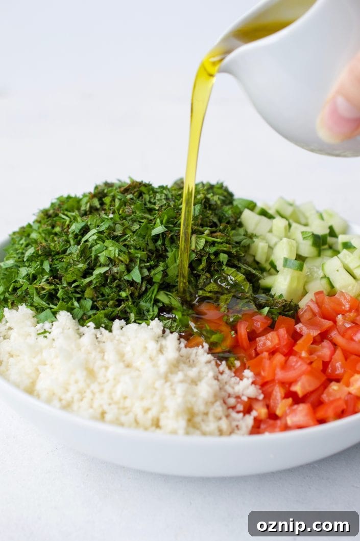 Cauliflower Tabbouleh Salad 