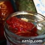 Raspberry mint jam