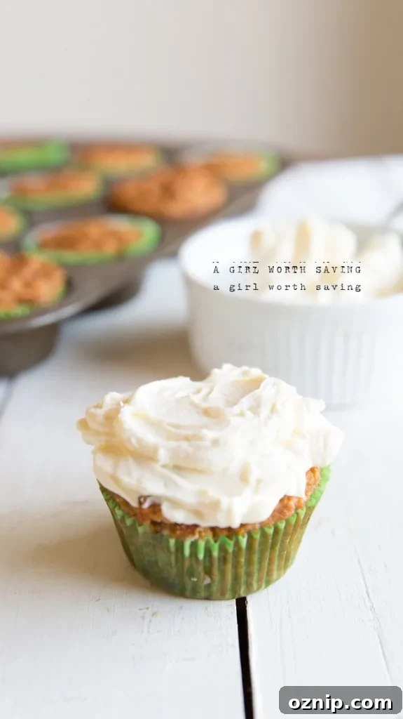 Moist Coconut Flour Carrot Cupcakes with Cream Cheese Frosting 2 Paleo coconut flour Carrot Cake on a table top
