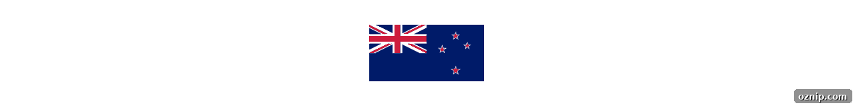 New Zealand flag.