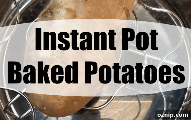 Instant Pot potatoes cover