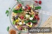 Greek chickpea salad