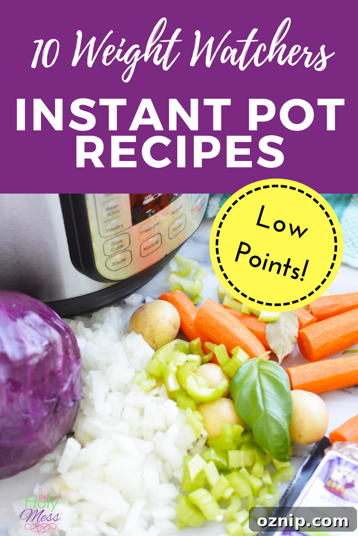 10 Weight Watchers Instant Pot Recipes