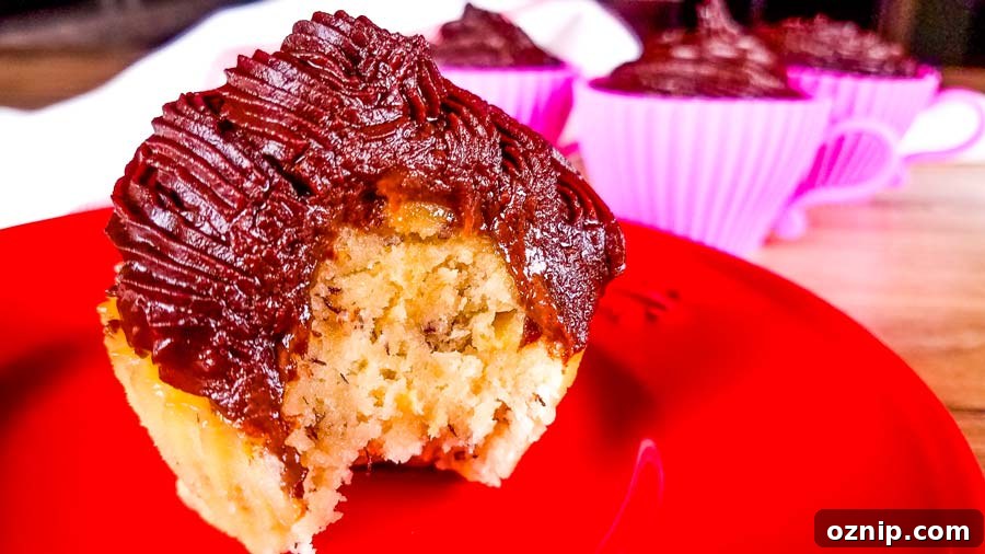 WW Instant Pot Cupcakes with a bite out of it.