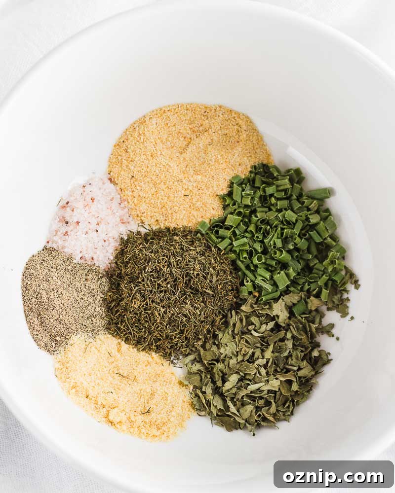 Ranch dressing spices.