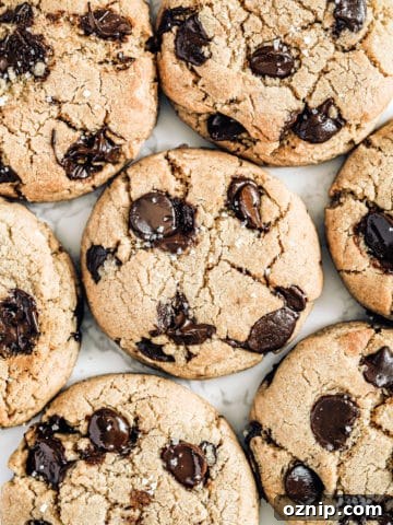 Peanut butter cookies with chocolate chips