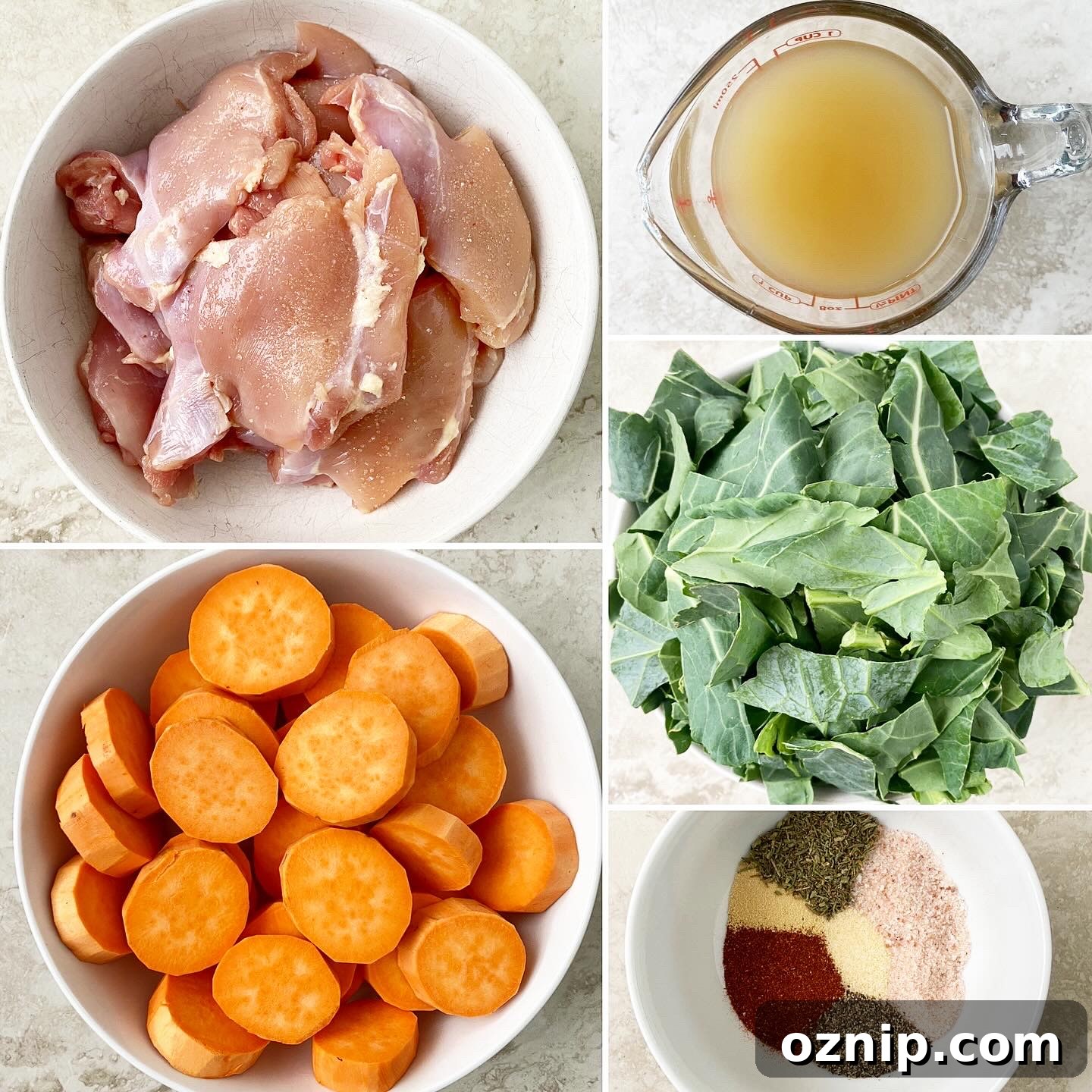 Slow Cooker Soul Food Dinner Recipes 3 collage of ingredients for slow cooker soul food dinner