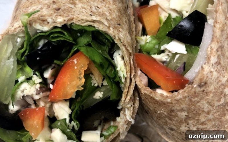 Greek Salad Wraps