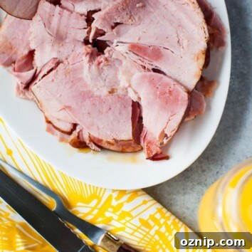 Orange Glazed Ham from thelittlekitchen.net