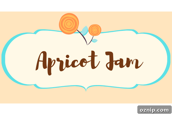 Cooking apricot jam on the stove