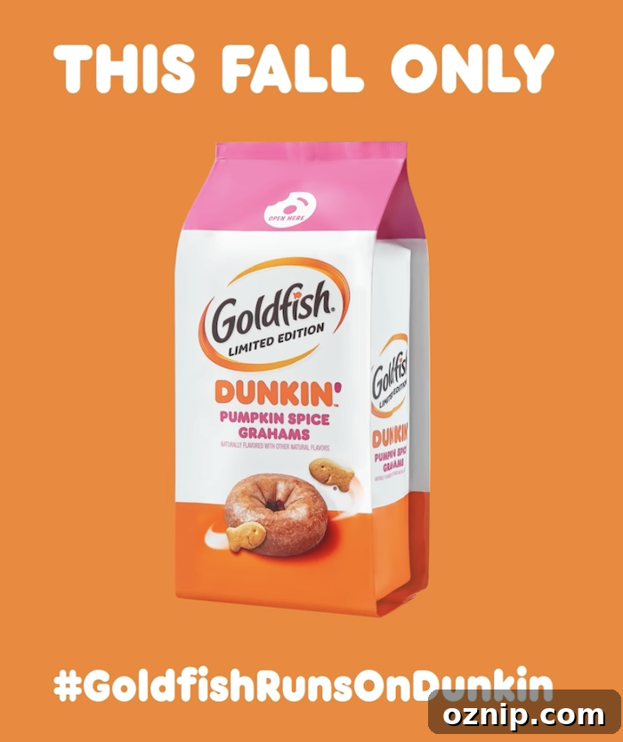 Goldfish Debuts Dunkin Pumpkin Spice Grahams for Fall 8 Goldfish TikTok early access for Pumpkin Spice Goldfish