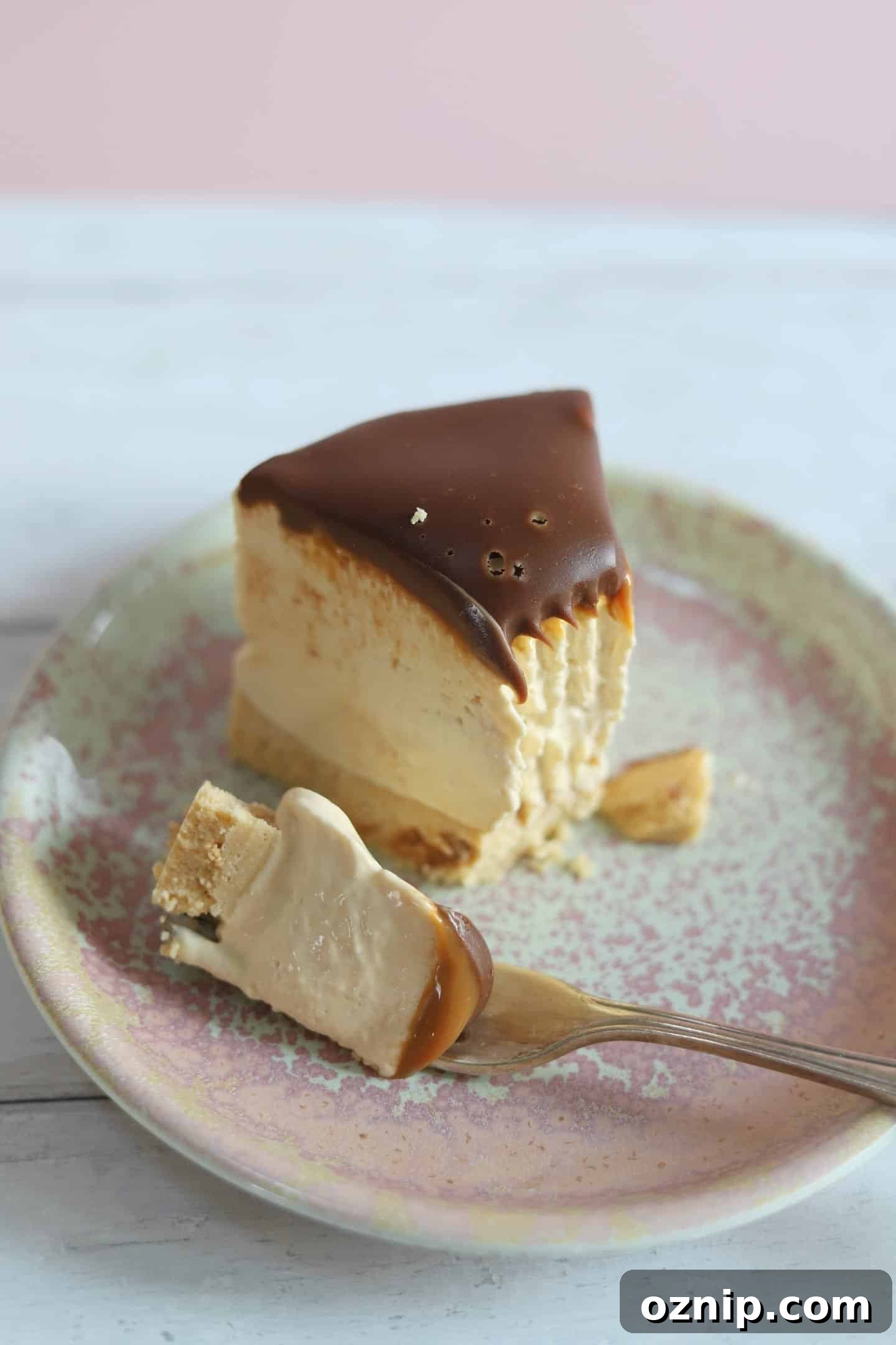 gluten free twix cheesecake 
