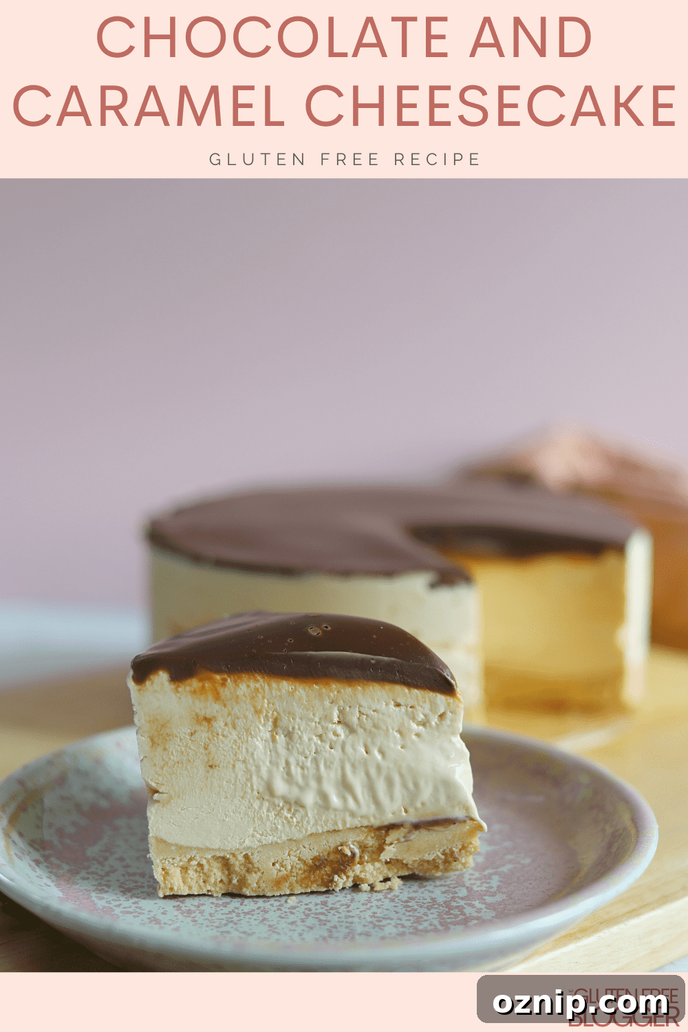 gluten free twix cheesecake