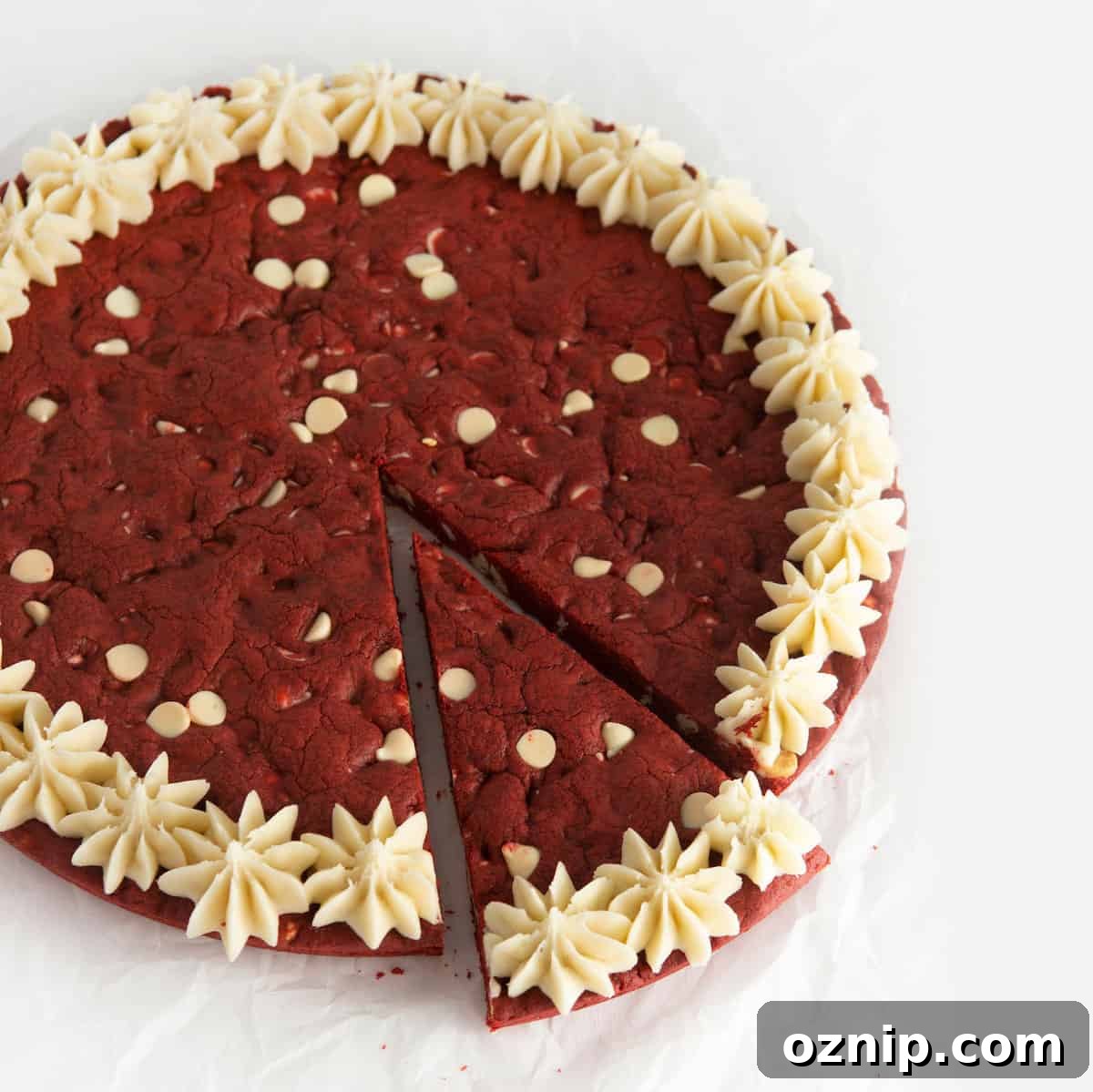 Red Velvet Cookie Cake
