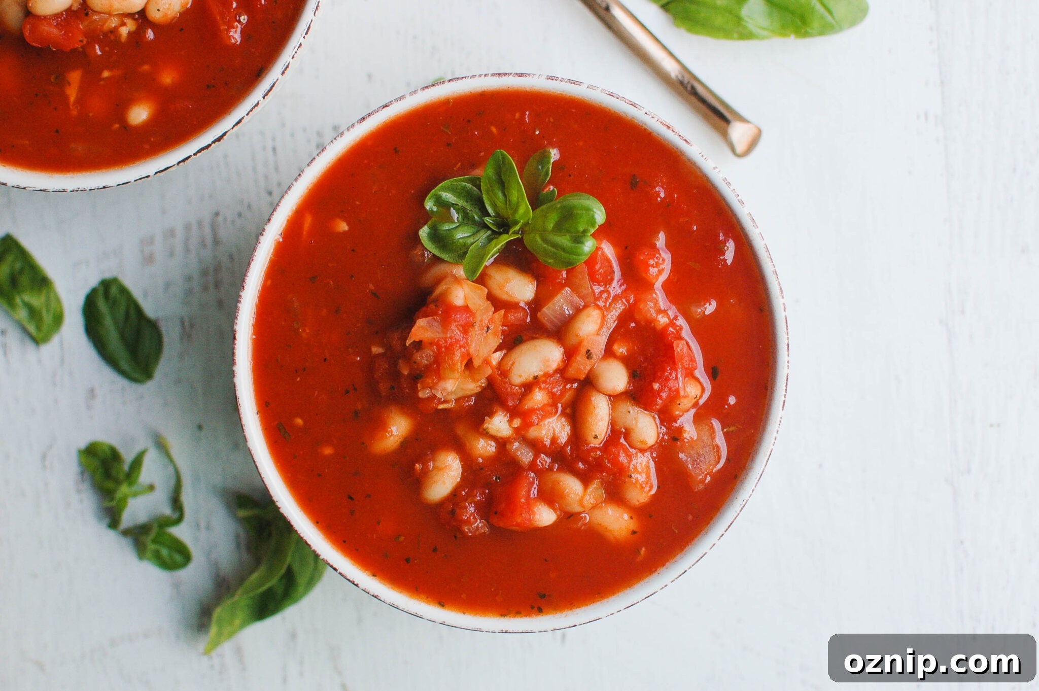 Hearty Tomato and White Bean Soup Recipe 5 Tomato and White Bean Soup