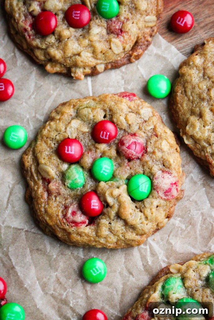 Close up of cookie texture