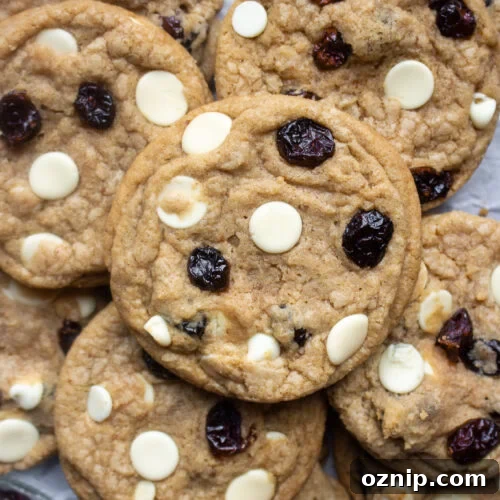 Cranberry White Chocolate Cookies