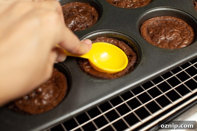How to Make Brownie Cups from thelittlekitchen.net